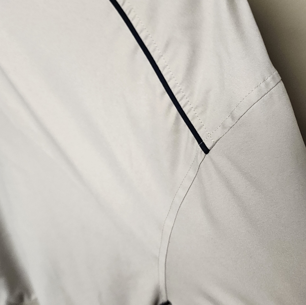 Callaway Golf Sport Men's Large Beige Long Sleeve Pullover Windbreaker - Picture 3 of 9